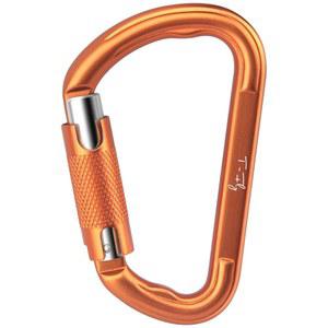 Fly 자동 카라비너 27KN 6069파운드 등반 해먹 래플링 산악용 UIAA 헤비 듀티 클립 오렌지