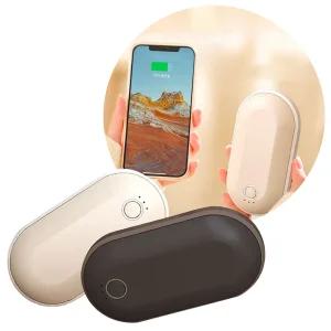 디큐브 초코넛 손난로 보조배터리 Dcu-slimcube 충전식 휴대용 핫팩 V