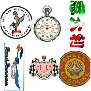 GADACOMPANY 리무버 노트북 자동차 캐리어 캠핑 빈티지스티커 6종세트 A590