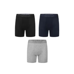 CK 캘빈클라인 울트라소프트 모달 3팩 박서브리프 남성 팬티 블랙 네이비 그레이 NB4193-401
