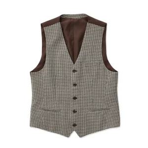 [STCO]하운드투스 체크 수트 베스트_베이지 (클래식핏)-SJVTD53CAD