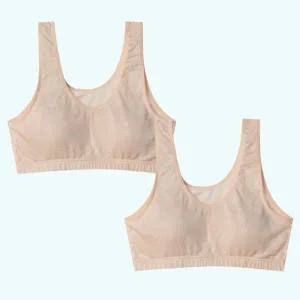 [언더라인]인견 노와이어 빅사이즈 풀컵 브라탑