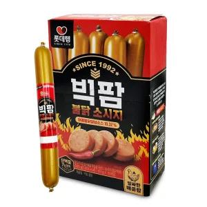 롯데 불닭 소시지 600gx1통 매콤 매운 어린이 간식 안주 소세지 선물 학교 학원