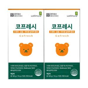 장인정신 에브리데이 유기농 수세미즙 코프레시 13g x 15포 2개 / 써클