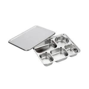 5구식판 찬합 5구식판 뚜껑식판 도시락 5가지 그릇 반찬 스텐 5개 쟁반