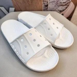 [크록스] HC03 바야 2 슬라이드 화이트 남여 공용 슬리퍼 샌들 로고 208215-100 (S32644815)