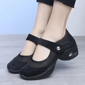 라인댄스화 재즈화 슈즈 에어로빅화 메쉬 발편한 구두