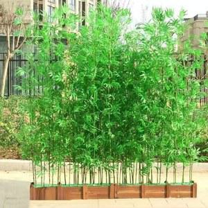 인조 대나무 테라스 인테리어 조화 파티션 10그루(1.2m) 울타리 화분