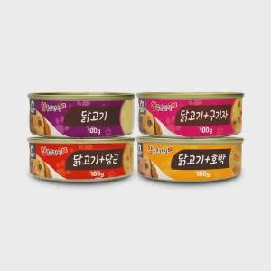 헬로도기 강아지캔 강아지통조림 애견 유동식 습식 사료 100g 1box