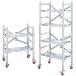 비계 작업대 파이프 폴딩 가설재 BT 접이식 메탈테크 아시바