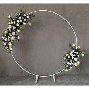 원형 아치 프레임 철제 웨딩 풍선 포토존 장식 작품