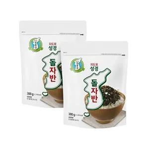 [지도표성경][성경김본사] T 지도표성경김 대용량 돌자반 300g x 2봉