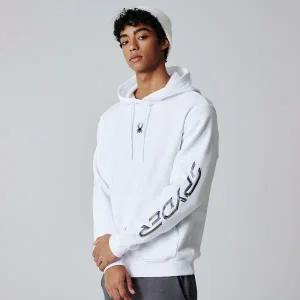 [롯데백화점]스파이더 공용 슬리브 로고 기모 후드 티셔츠 SPIWCNHD302UWHT