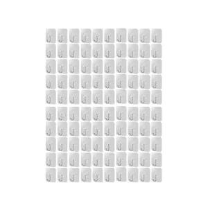 강력부착 타공없이 붙이는 만능 찰떡 아이언후크 100p/매직/후크/걸이식/투명/접착식/강력/미니/다용도