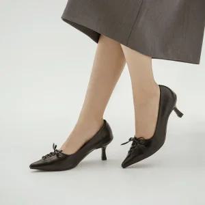 SOVO 카더즈 스틸레토 키튼힐 6cm