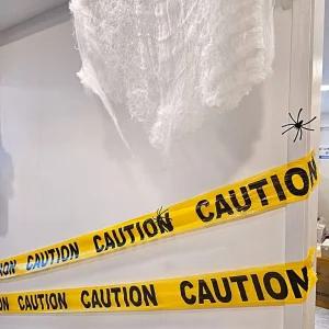 출입금지 접근금지 테이프 100M 할로윈 파티소품 장식/논슬립/안전띠/안전/스티커/폴리스/라인/구역띠/경고