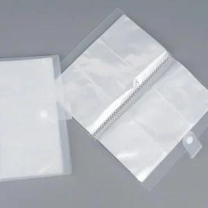 포토카드 투명 잠금 카드 수집 똑딱이 보관함 (44zJZ)