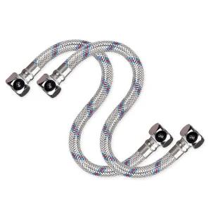 세면기고압호스 60cm 2개 수도연결관 호스 세면대부속/세면대/연결/수전/고압/호수/수도/세면기/욕실/부품