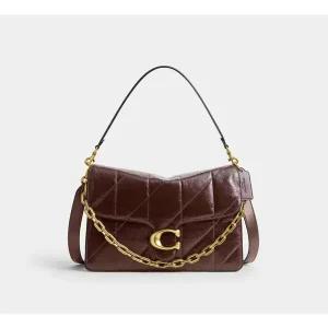 [코치][공식] 체인 태비 숄더 백 35 위드 퀼팅 CAF53 B4MPL