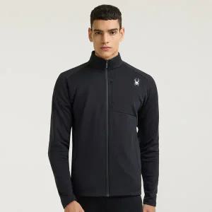 [롯데백화점]스파이더 공용 트레이닝 프로웹 플리스 집업 자켓 SPHWCNFT201UBLK