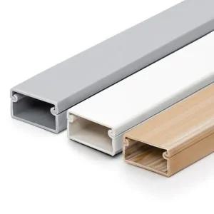 전선몰딩PVC 사각 대형 전선보호 커버 개별 비포장몰딩 (WFJL122)