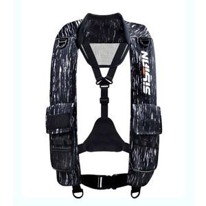 낚시 레저 자동팽창식 블루웨일 요트 어바웃피싱 블랙 벨트 폰터스 자동팽창식구명조끼