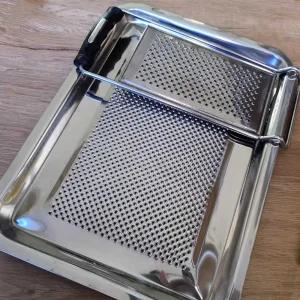 업소용 대형 강판 주방 스텐 분쇄기 그라인더 식당 스틸 연근 무 감자 가는도구 토란