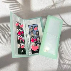 민트색 앨범 포토 사진 네컷앨범 사진관 네컷 (3READ)