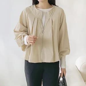 [롯데백화점]티뷰 퍼프 핀턱 집업 점퍼_V5C-CJP006