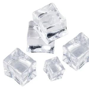 아크릴 투명 얼음 모형 25mm 1봉지 25개/가짜/각얼음/모형얼음/가짜얼음/얼음모형/소품/모조/아이스/촬영