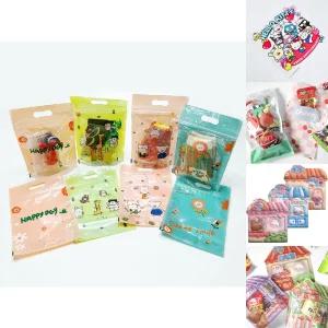 스탠딩지퍼백 답례품 선물포장 포장지 구디백 20P/지퍼백/간식/캐릭터/포장/비닐/유아/봉투/예쁜/컬러/과자