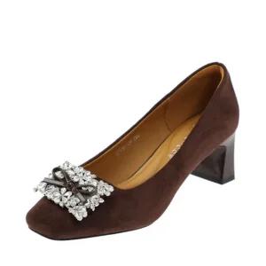 [갤러리아] 고세 페미닌 샹그리에 스웨이드 펌프스 OZP5F026 세무브라운 6CM