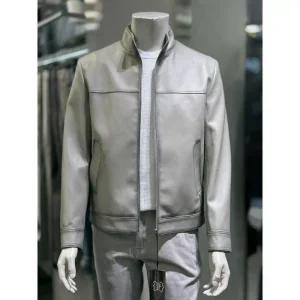 [바쏘옴므]BASSO 세이브존01 비건 레더 차이나 카라 블루종 점퍼 2컬러 BSZ5-UA28A (40953770)