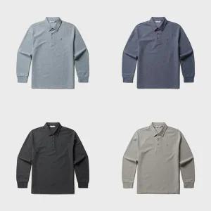 [올젠](대구신세계) 25F/W 신상품 가을/겨울 와플조직 소재 긴팔 카라티셔츠 4종택1 ZBF3TT1202