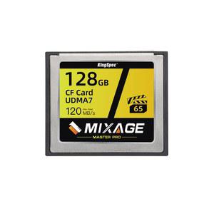 MIXAGE 128GB 컴팩트 플래시 카드 UDMA7, 120MB/s 읽기 65MB/s 쓰기, 170TBW, 캐논 니콘 하셀블래드 DSLR 카메라용