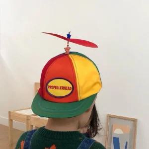 프로펠러 모자 대나무 헬리콥터 야구 캡 특이한 스냅백 핵인싸템 체육대회