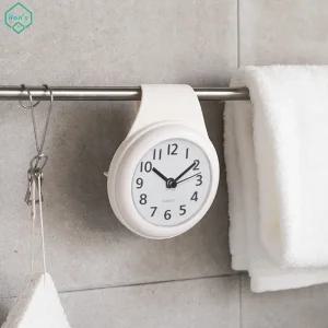 무소음 탁상용 미니 걸이형 욕실 시계 화장실 생활방수 목욕탕 흡착형