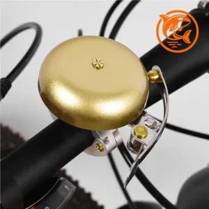 자전거 매력적인 벨 클래식 복고풍 경적 소리 골드 고급스러움