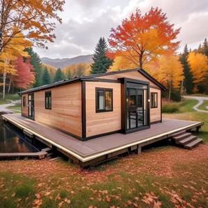 40피트 20피트 현대식 조립식 확장형 컨테이너 하우스 이동식 빌라 주택 (3베드룸)