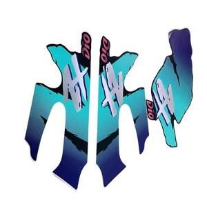 1세트 스쿠터 반사 스티커 데칼 오토바이 로고 장식 엠블럼 배지 혼다 디오 50 ZX AF27 A3시리즈