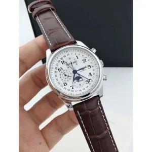 Longines Master 40mm Men 시계 [세금포함] [정품] 화이트 다이얼 L2.673.4.78.3 손목시계 명품시계 패션시