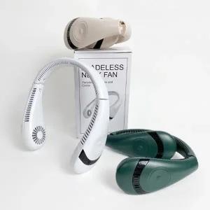 벨로즈 저버  선풍기 목걸이 휴대용 접이식 목걸이 저소음 미니 선풍기