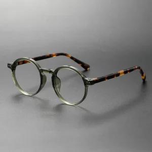 특이한 빈티지 동그란 동글이 안경테 뿔테 투톤 초경량 원형 안경