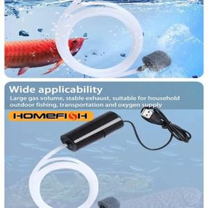 휴대용 USB 수족관 에어 펌프: 및 용품용 미니 산소 발생기