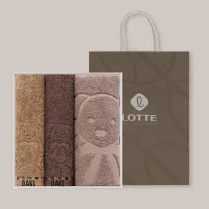 [롯데백화점]닥스타올 테디쿠키세면발매트 세트