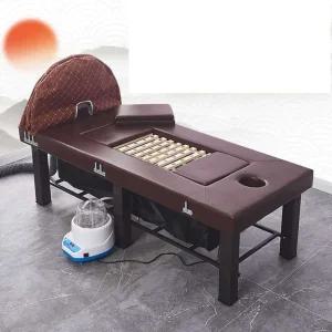 온열찜질기 한의원 물리 치료 훈증 전신 스팀 침대 기본 베드(75cm폭) +훈증기 +접이식 덮개