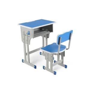 학교책걸상 초등학생 중학생 학원 데스크 의자 세트 책걸상 (블루)