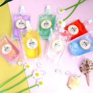 스무스 MP 젤왁스 양초 젤리향초 (7색 택1) 투명 5개