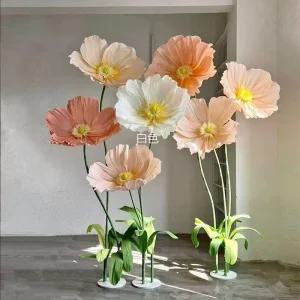 리치힐 자이언트플라워 포토존 빅플라워 대형꽃 장식 세트 완제품 학교 기업 행사