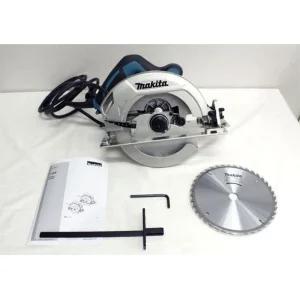 마끼다 판넬 널판지 전기원형톱 고속절단기+톱날세트185mm 작업공구 스킬 합판 자동톱